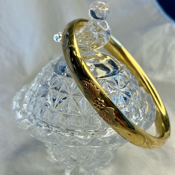 Vintage gold fill Carl art bangle - Picture 1 of 6